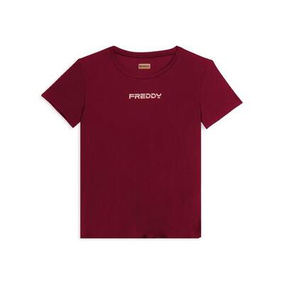 T-shirt tecnica con spacchi laterali e fit regolare