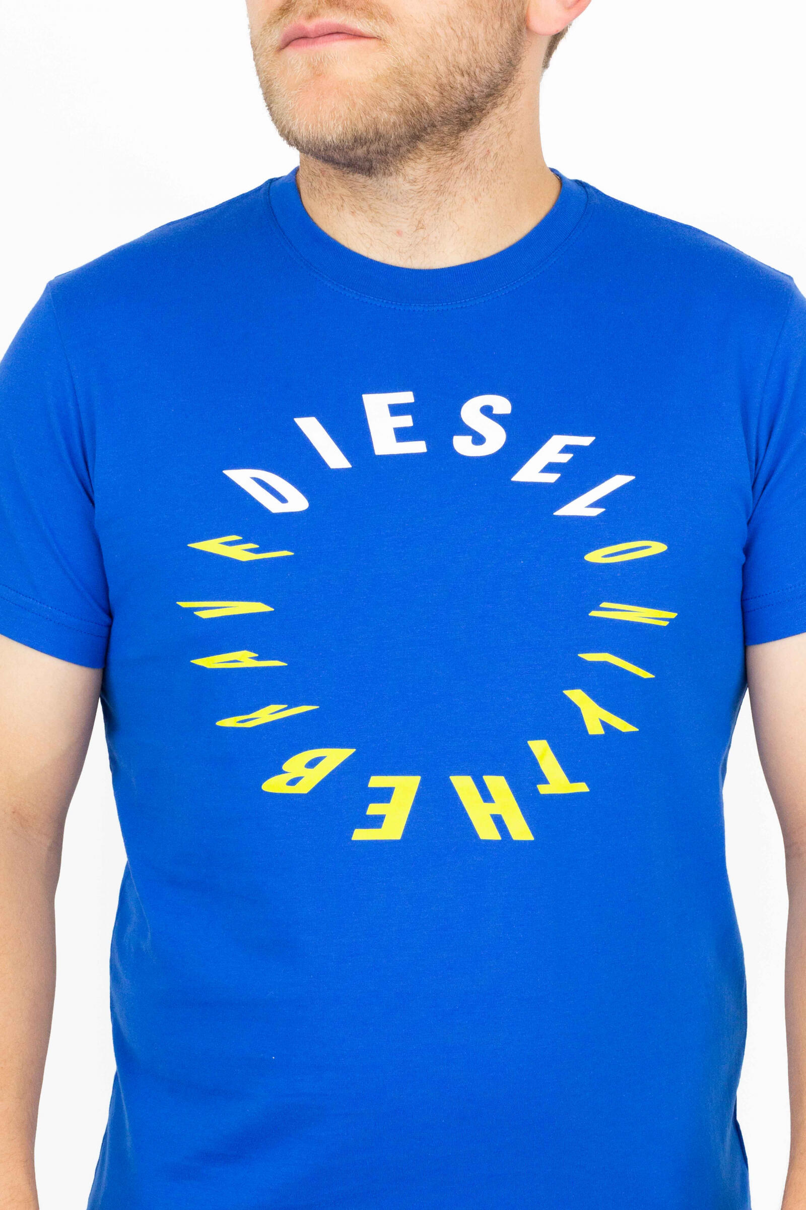 Diesel Camiseta Diego-y2 Azul 4/4