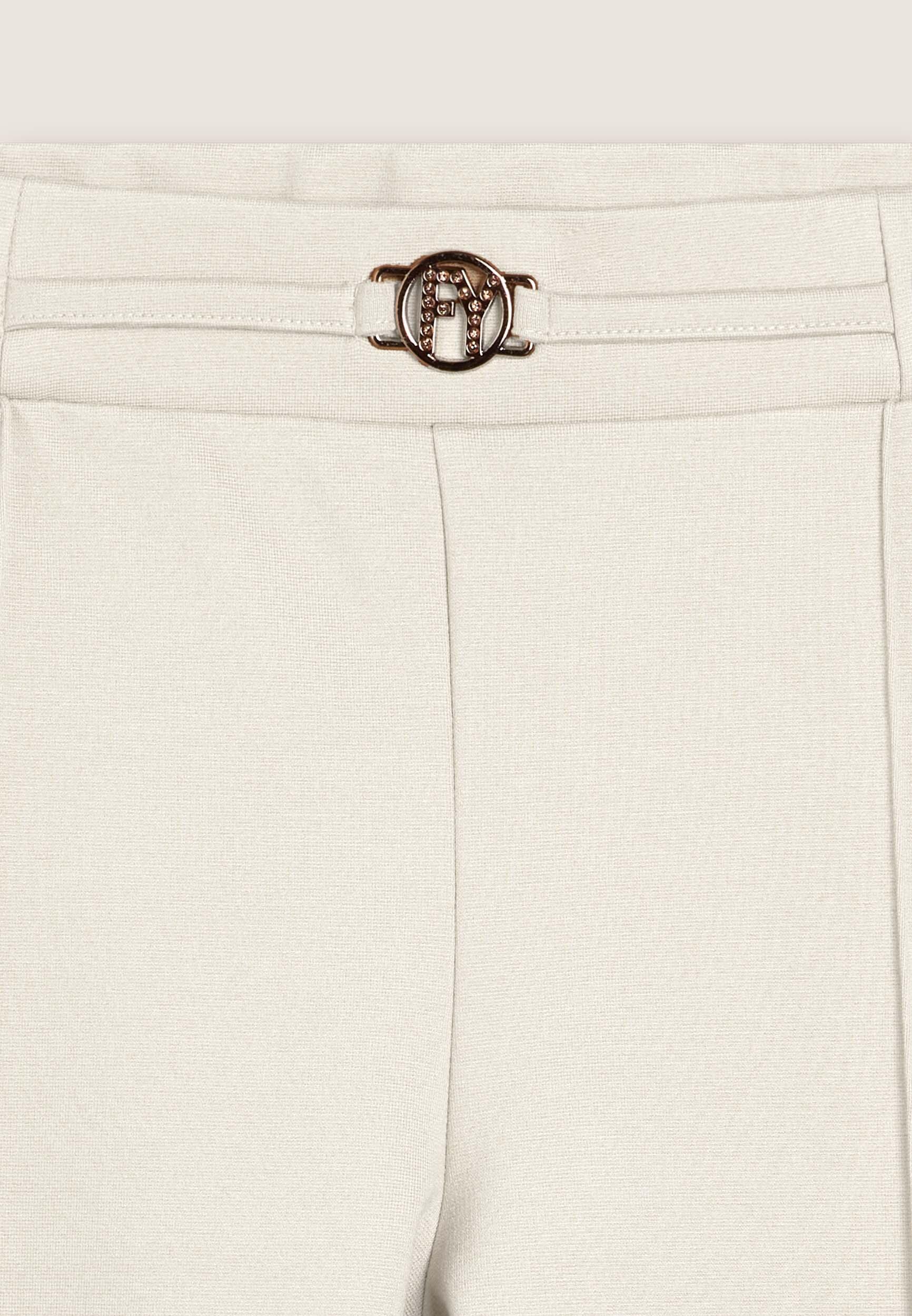 Pantaloni in viscosa con fondo asimmetrico 3/3