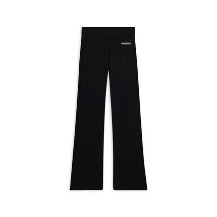 Leggings flare en molleton élastique