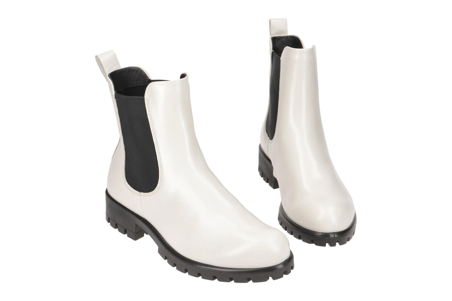 Bottes Ecco Modtray Limestone En Cuir Véritable Naturel 2/7