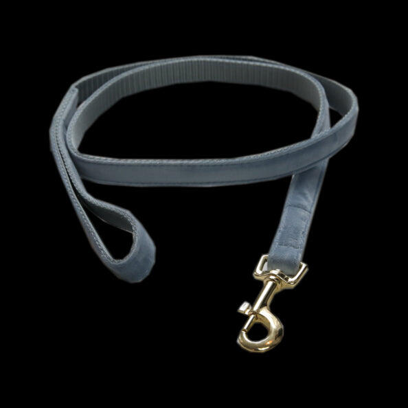 Kentucky Horsewear - Laisse Pour Chien Velvet 120 Cm - Kentucky - Collier - Bleu - 120 Cm - Decathlon