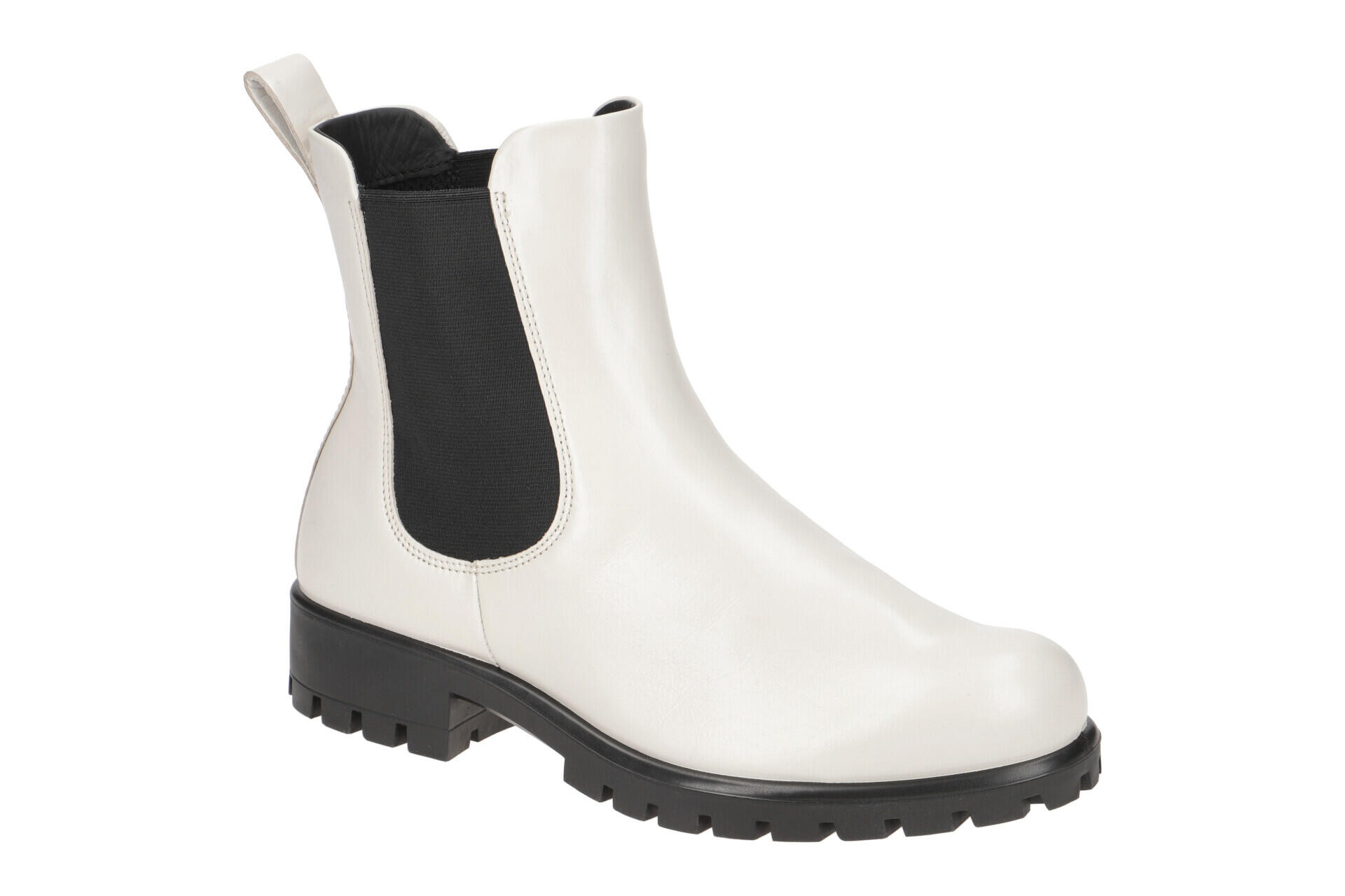 Bottes Ecco Modtray Limestone En Cuir Véritable Naturel 1/7