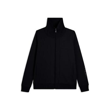 Sweat-shirt zippé avec col retournable