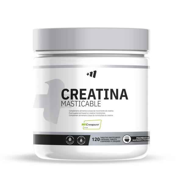 MMSUPPLEMENTS Creatina monoidrato (Creapure®) - 120 compresse masticabili Integratore al lamp