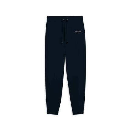 Pantalon avec bords côtelés aux chevilles et bandes avec logo