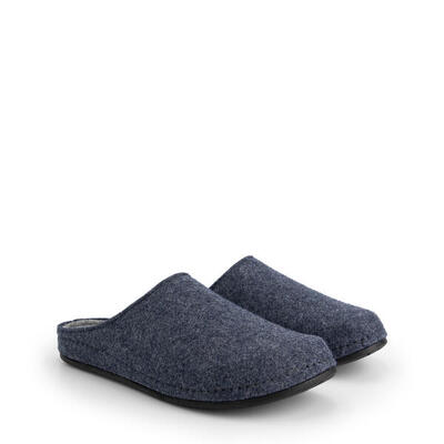 Come Home Herren - Hausschuh - Wolle - Marine