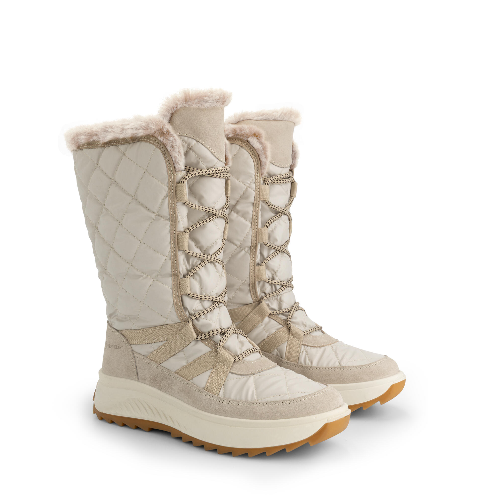 TRAVELIN' Klosters Damen - Snowboots - Wasserdicht - Sand
