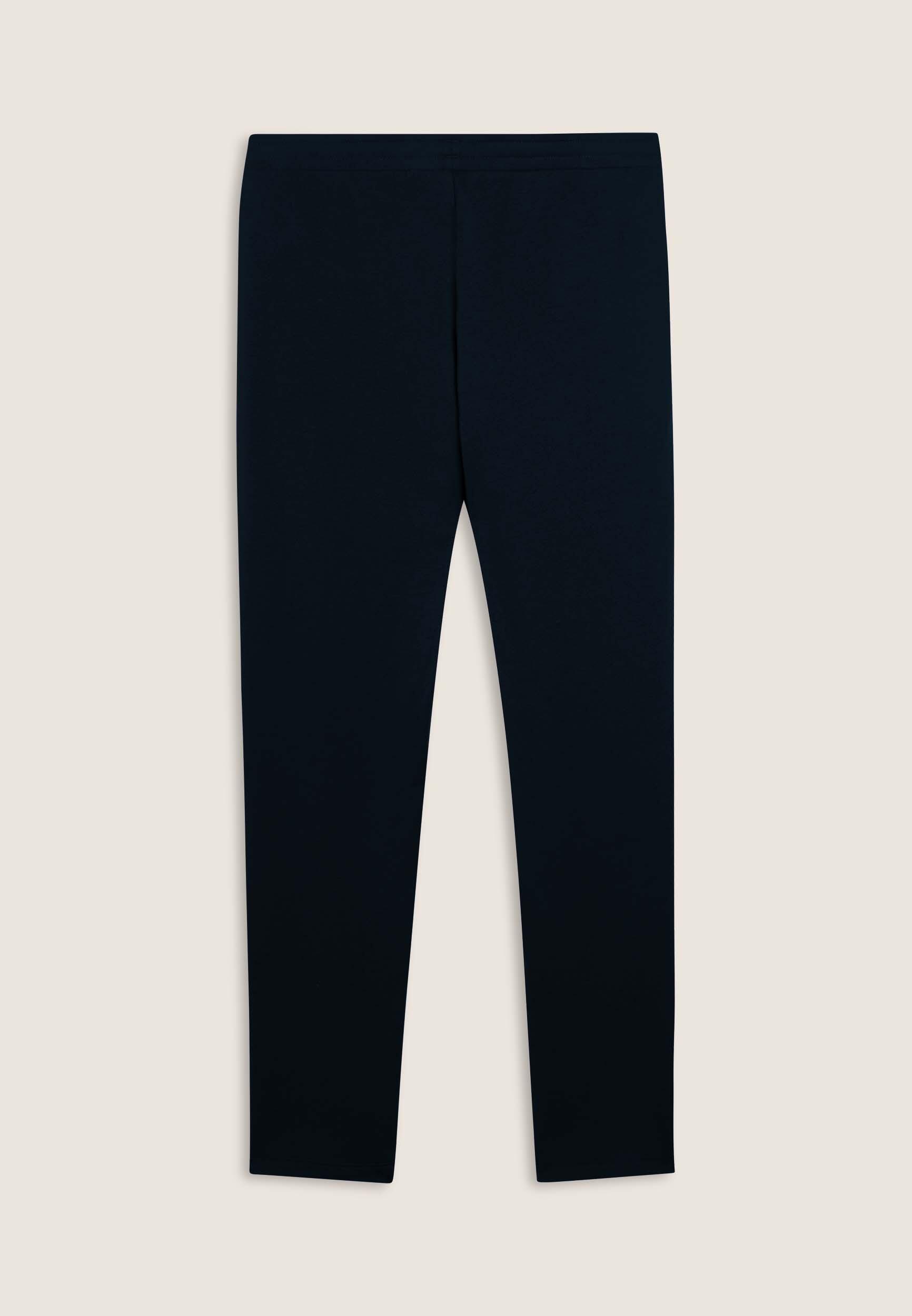 Pantaloni con dettaglio logato e fondo dritto 2/3
