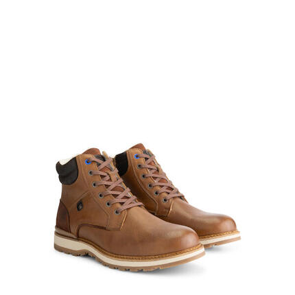 Sundby Herren - Schnürboots - Wolle gefüttert - Cognac