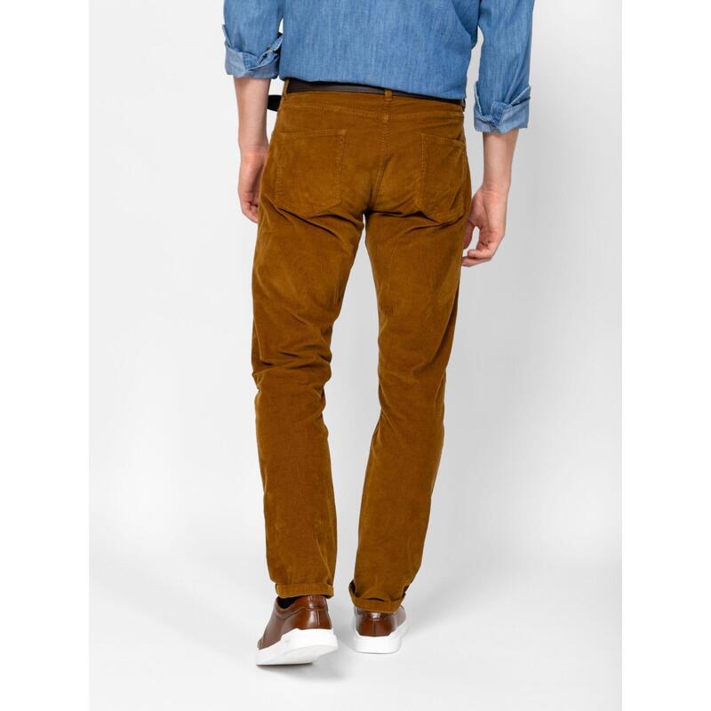 Pantaloni lungi din in pentru bărbați FUMIL