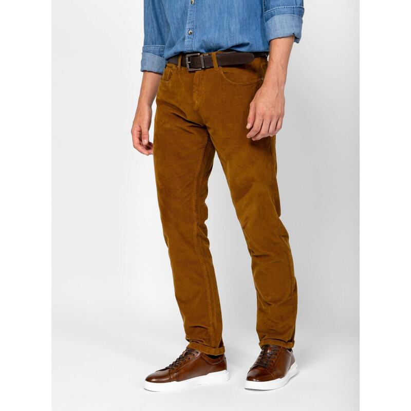 Pantaloni lungi din in pentru bărbați FUMIL