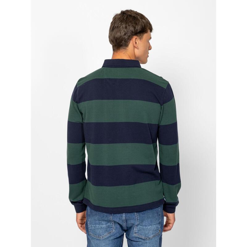 Tricou cu mânecă lungă și guler pentru bărbați CARTER