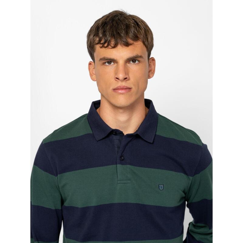 Tricou cu mânecă lungă și guler pentru bărbați CARTER