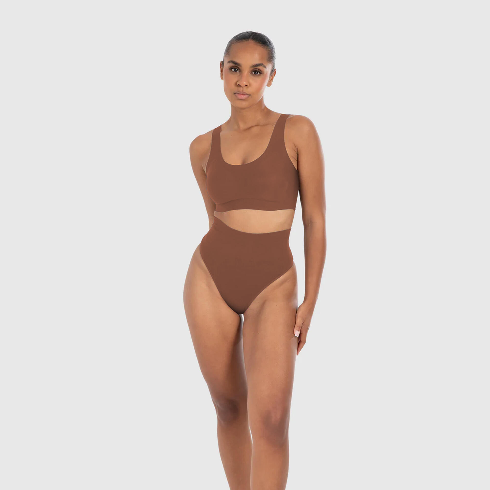 Damen Bralette mit Cups Nysa Braun 3/5