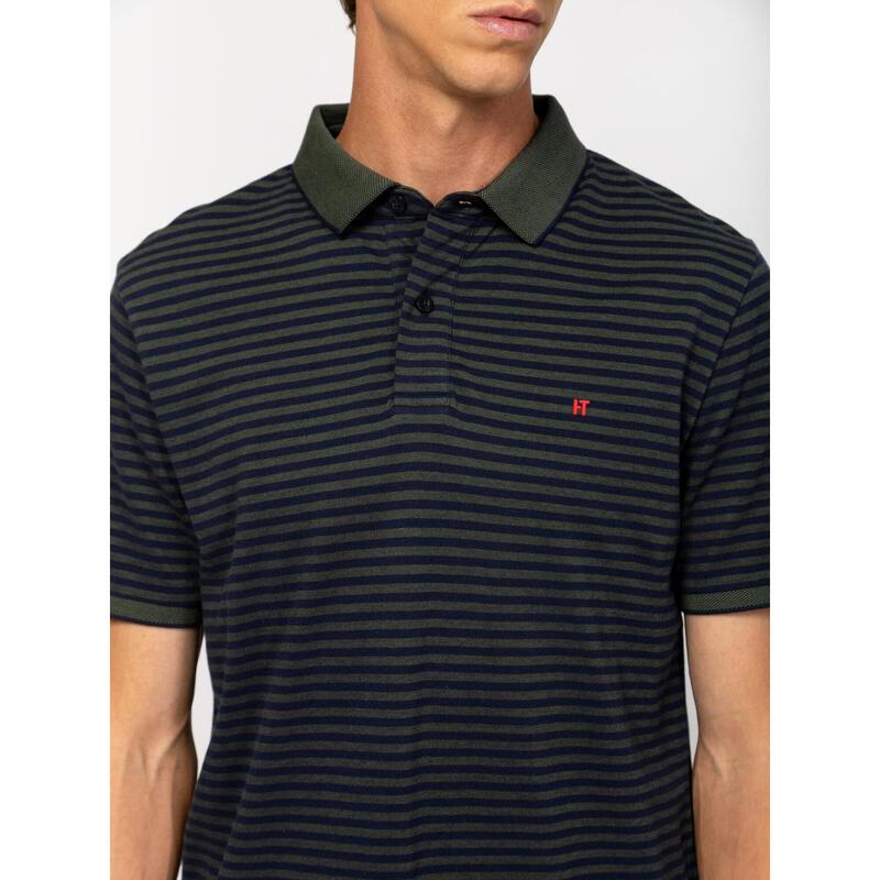 Tricou cu mânecă scurtă, cu guler, pentru bărbați DABLISH