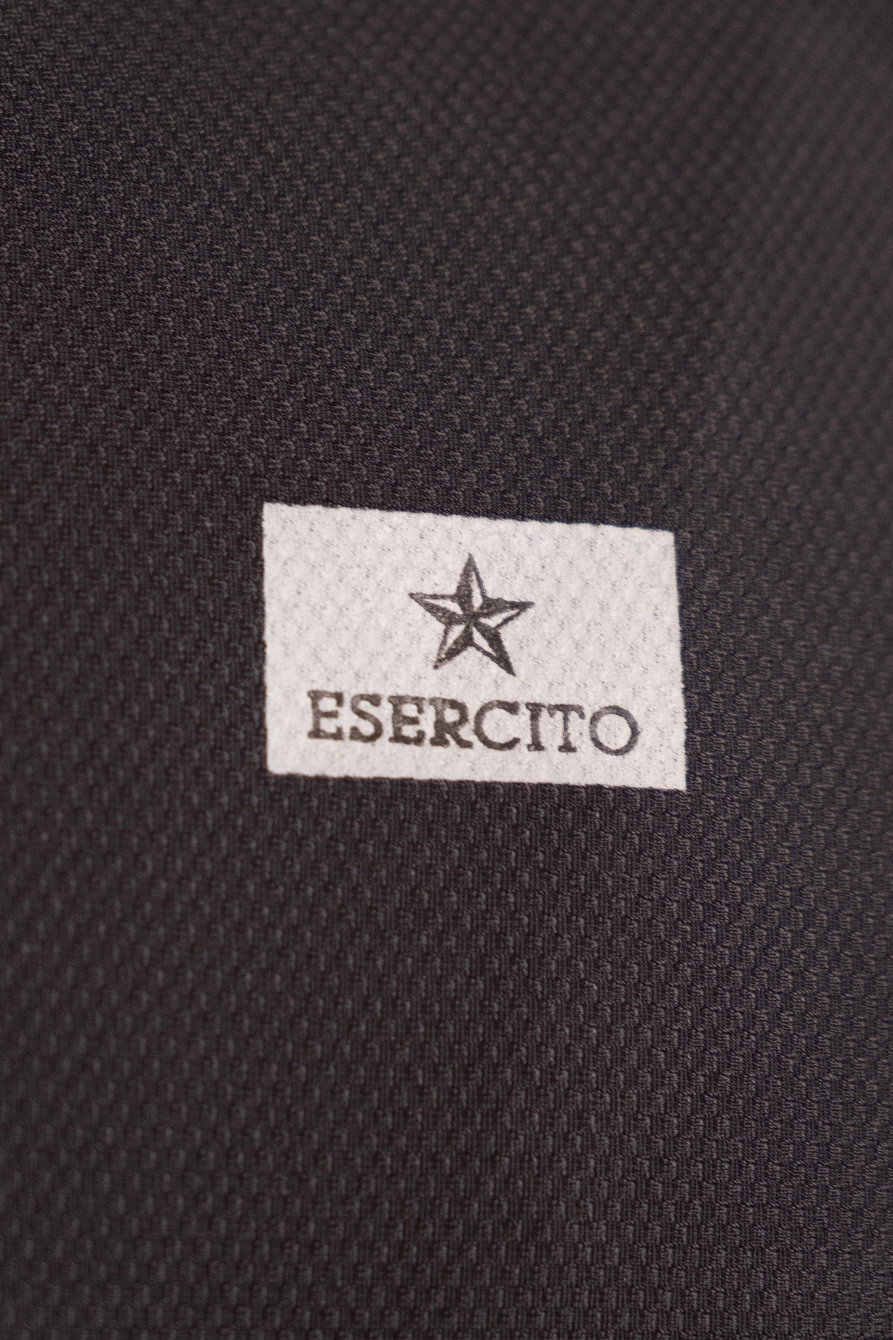 T-shirt tecnica Esercito a maniche lunghe da ginnastica nera uomo 3/5