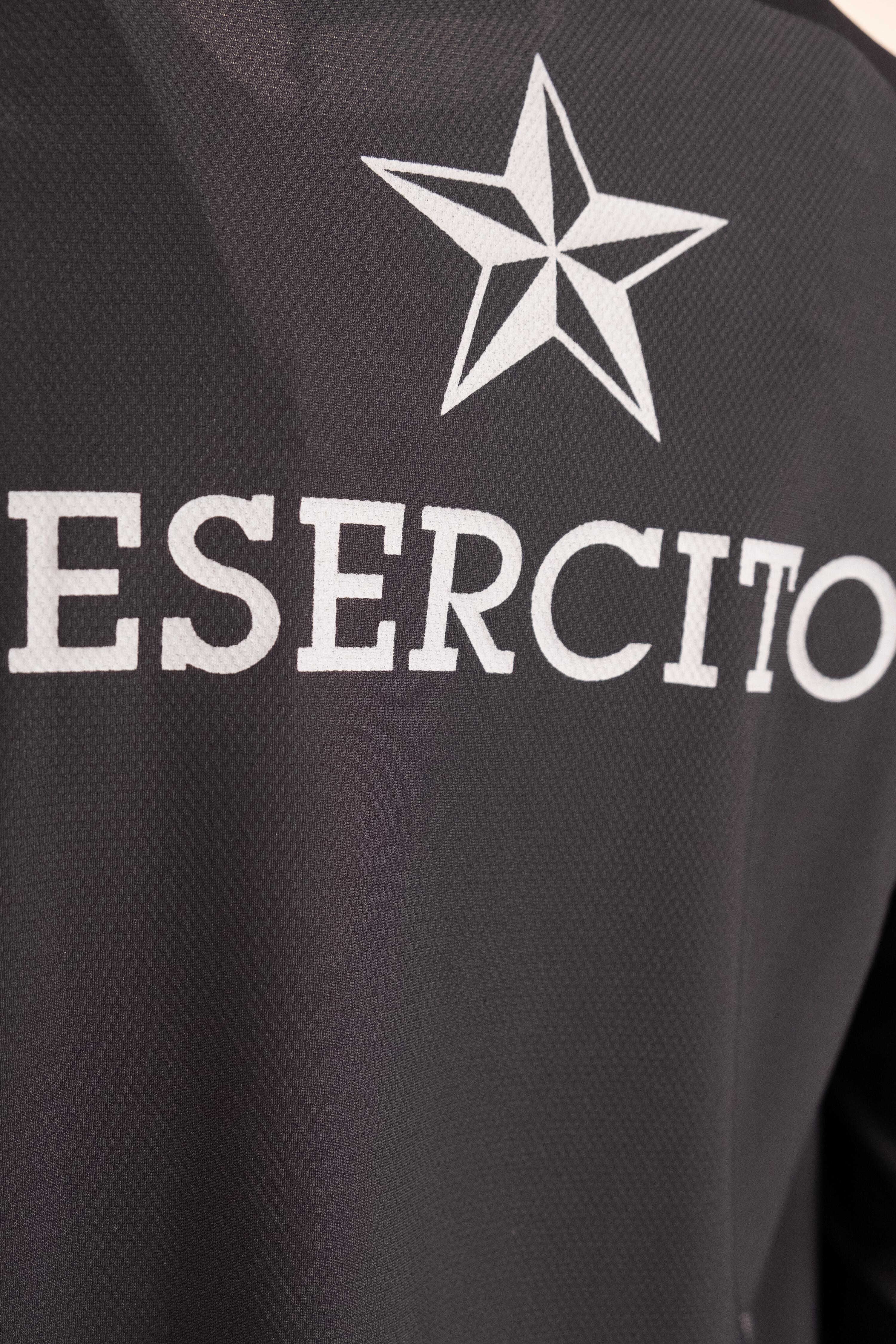 T-shirt tecnica Esercito a maniche lunghe da ginnastica nera uomo 5/5