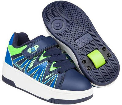 Children's shoes heelys pop shoes navy-royal-lime 33