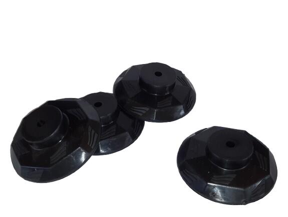 AQUANESS Ventosas pretas Ø70mm - Aquaness