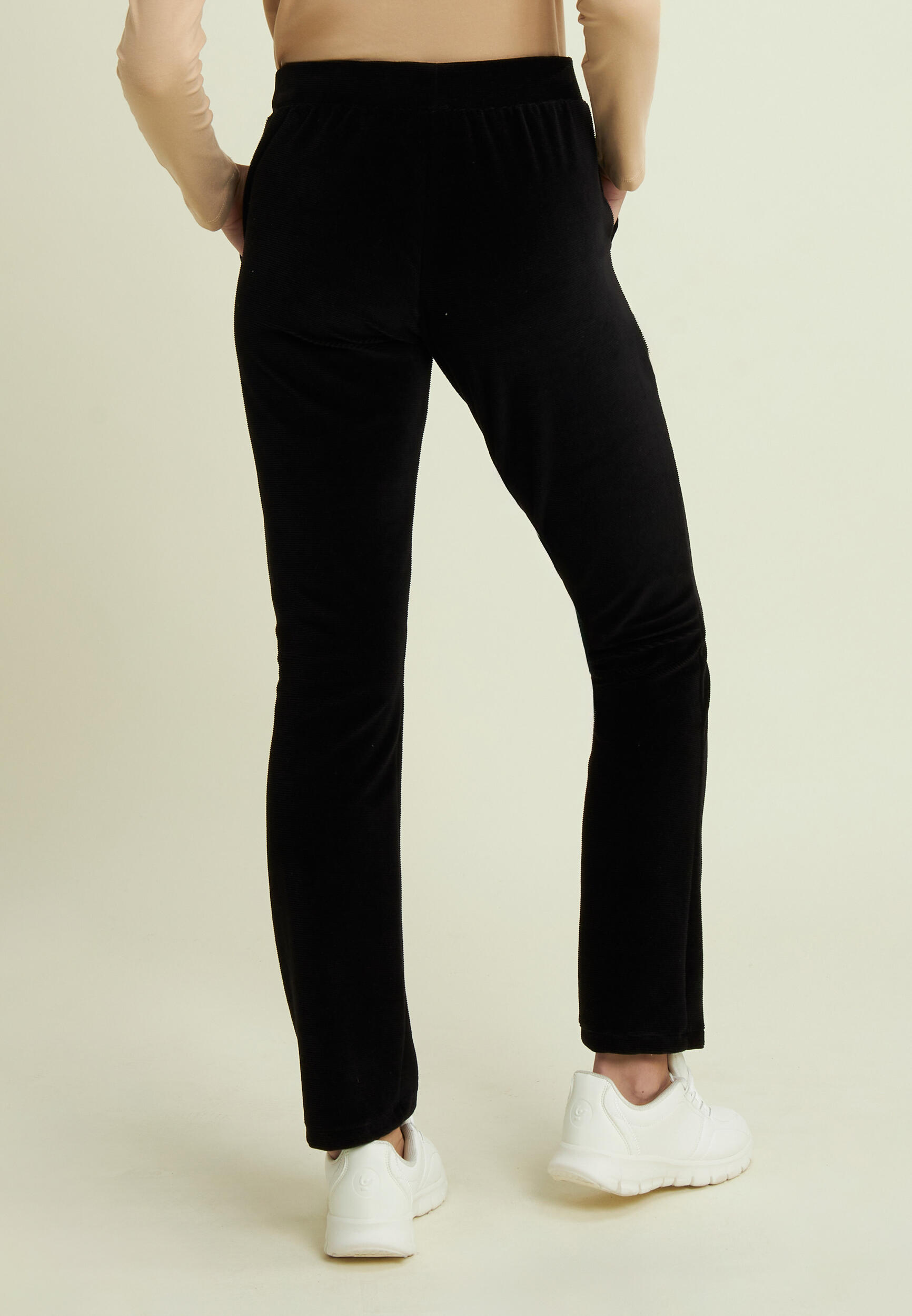Pantalon droit en chenille 3/5