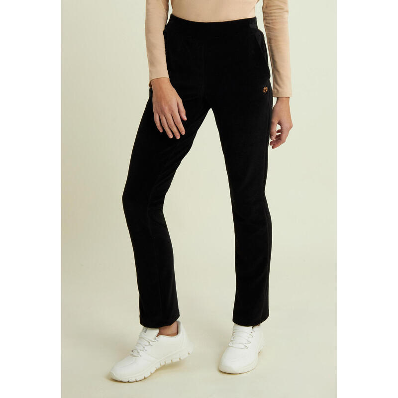 Pantalon droit en chenille