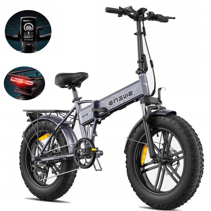 Rower elektryczny Engwe EP-2 BOOST 20" 250 W szary 2/7