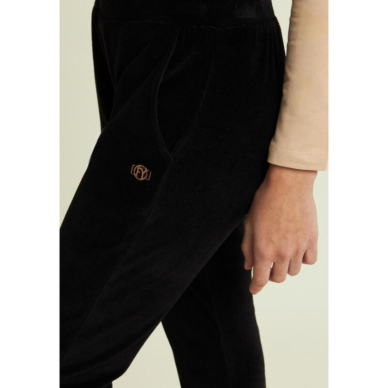 Pantalon droit en chenille