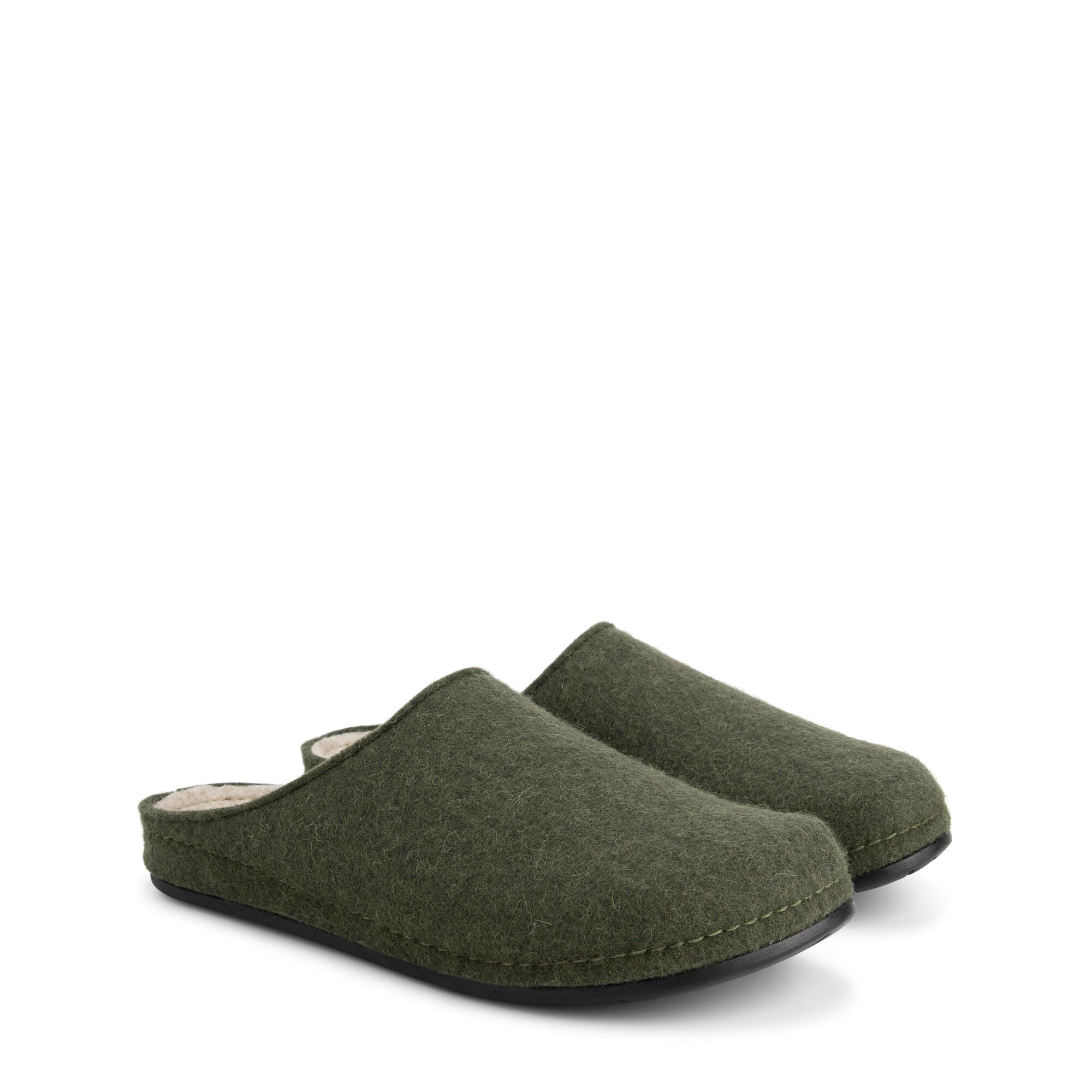 Travelin' - Come Home Men - Pantoufles - Laine - Vert - Chaussures Minimalistes - Vert - Decathlon