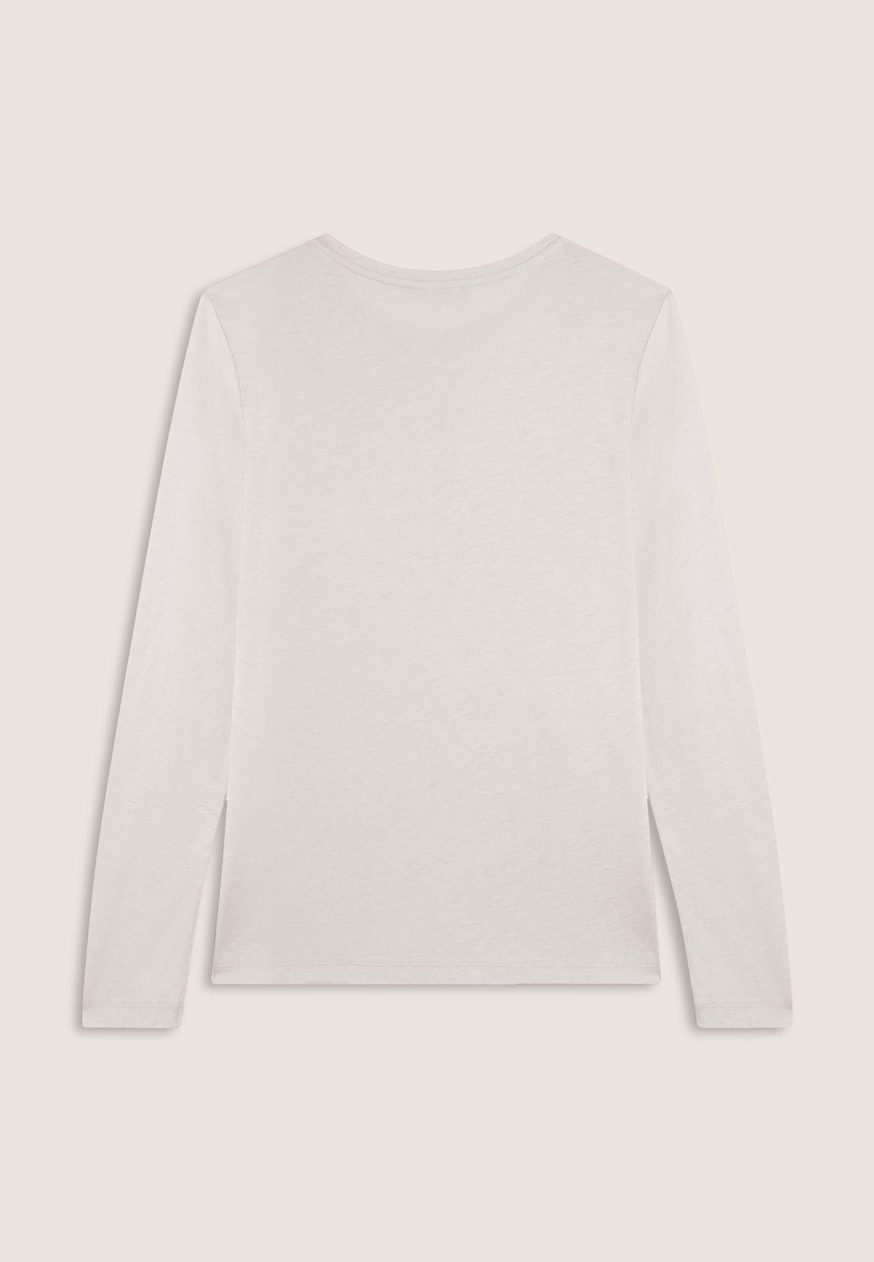 Camiseta larga para mujer con aberturas y gráficos brillantes 2/3