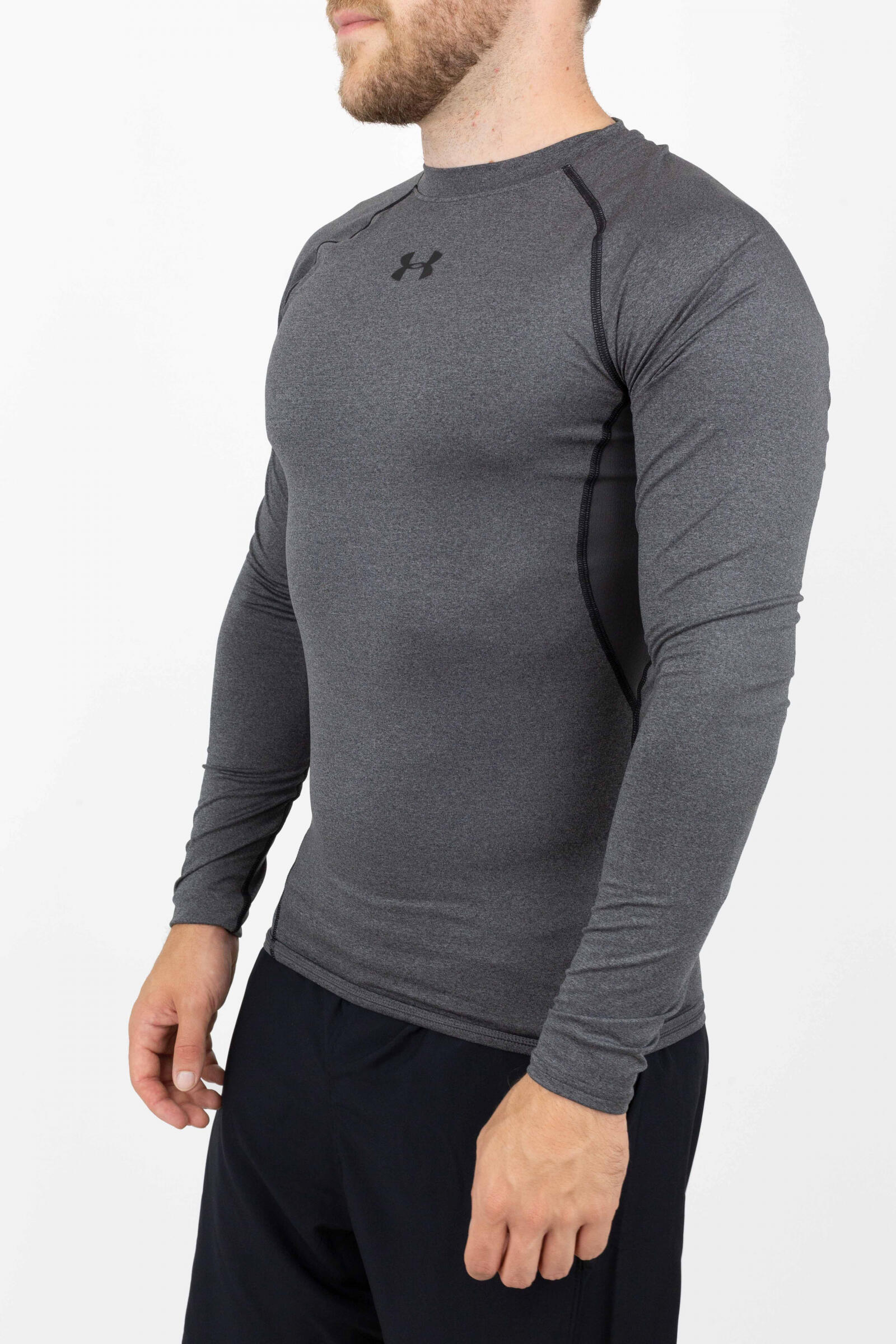 Under Armour Camiseta De Manga Larga Heatgear Armour Gris 2/4