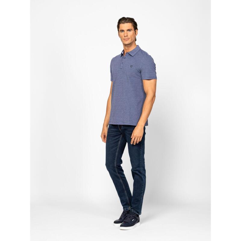 Tricou cu mânecă scurtă, cu guler, pentru bărbați DAFT