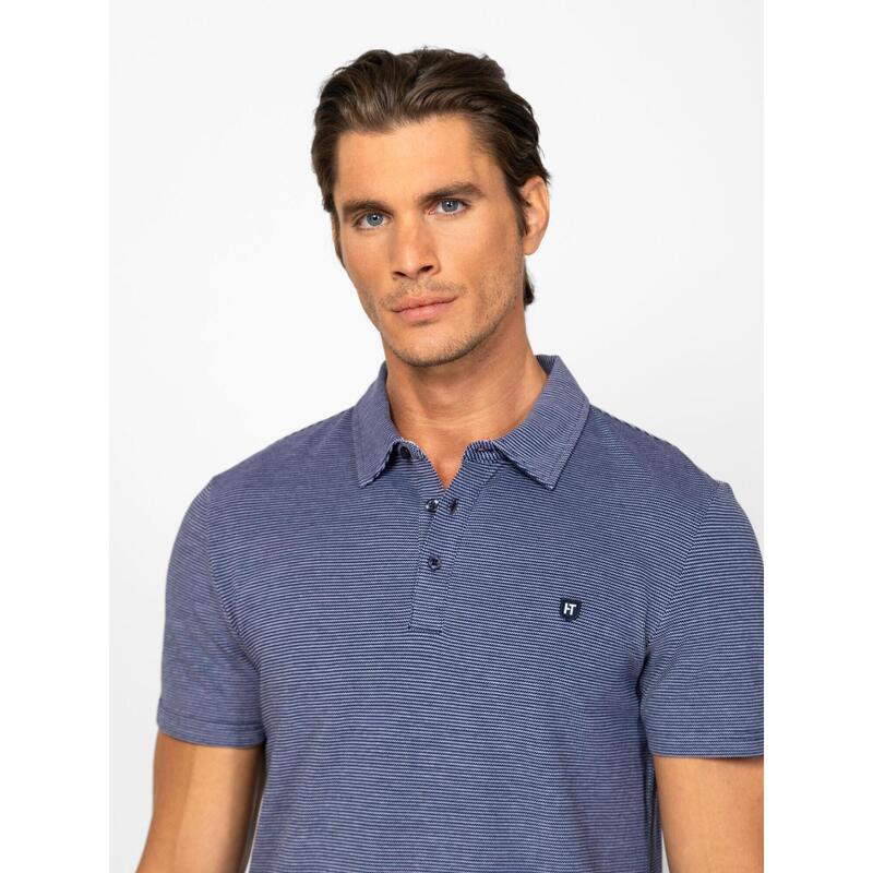 Tricou cu mânecă scurtă, cu guler, pentru bărbați DAFT