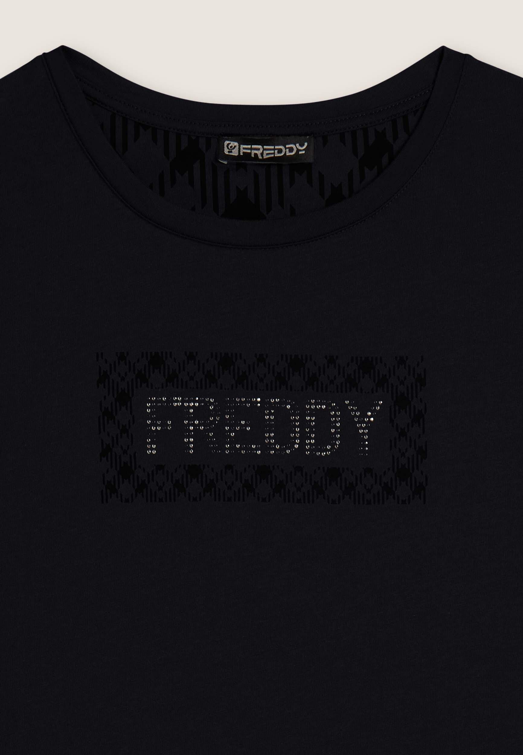 T-shirt avec logo et graphiques géométriques 3/3