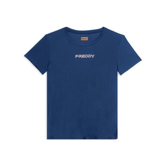 T-shirt technique avec fentes latérales et coupe classique