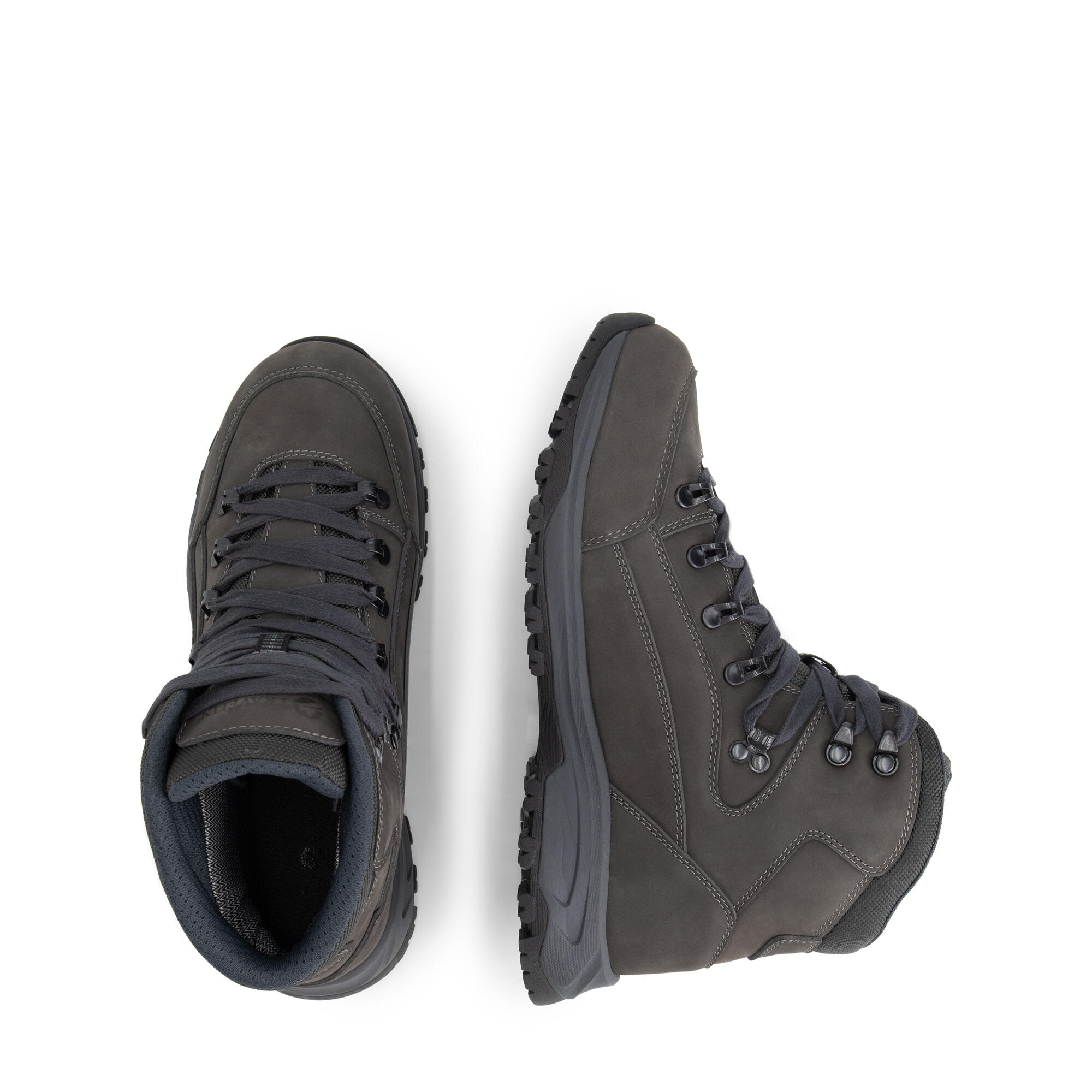 Pello Homme - Chaussures de randonnée mi-hautes - Imperméables - Gris 4/5