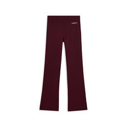 Leggings flare en molleton élastique