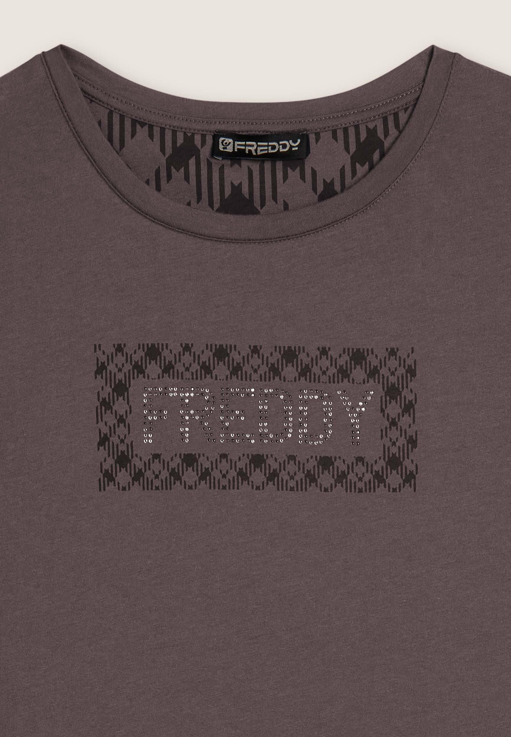 T-shirt avec logo et graphiques géométriques 3/3