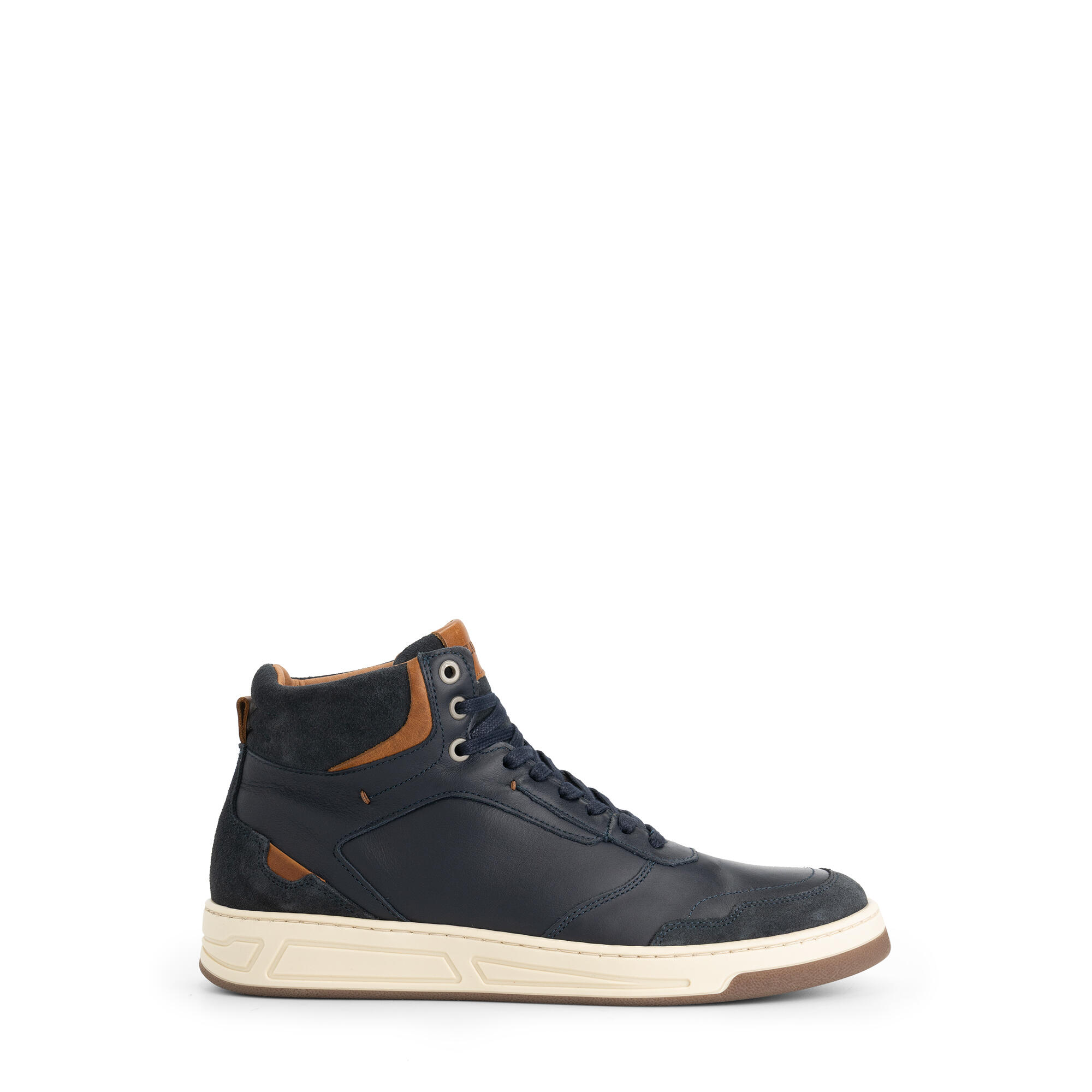 Durham Herren - Halbhohe Sneakers - Leder - Marine 3/5