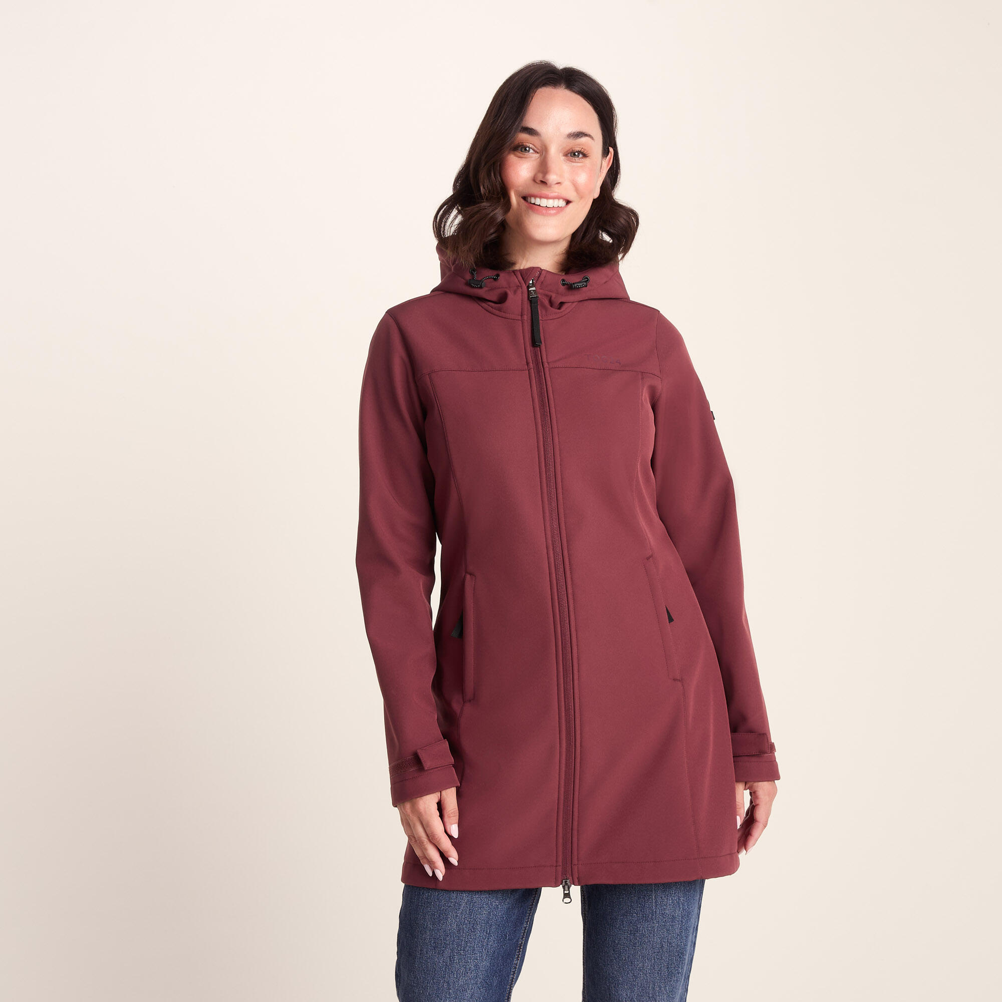 Keld Womens Softshell Long Jacket TOG24 Decathlon