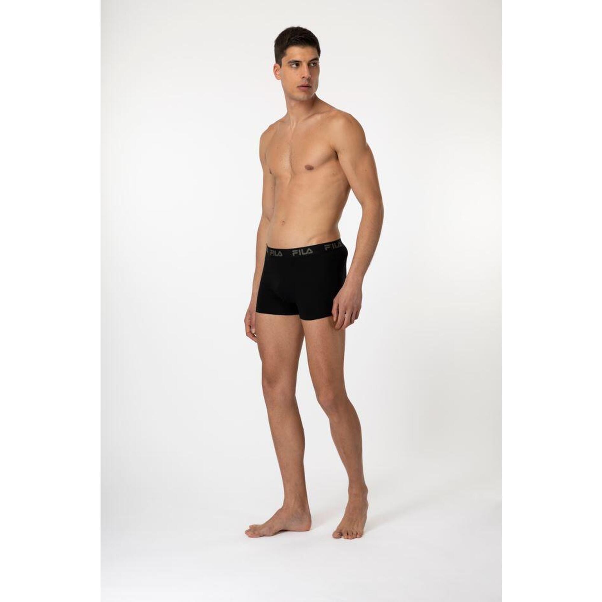 Fila Bokserki 2-pack Black/Deep XL