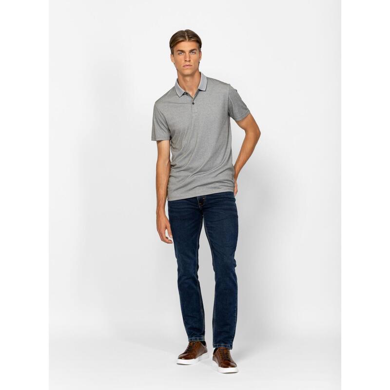 Tricou cu mânecă scurtă, cu guler, pentru bărbați DRANCO