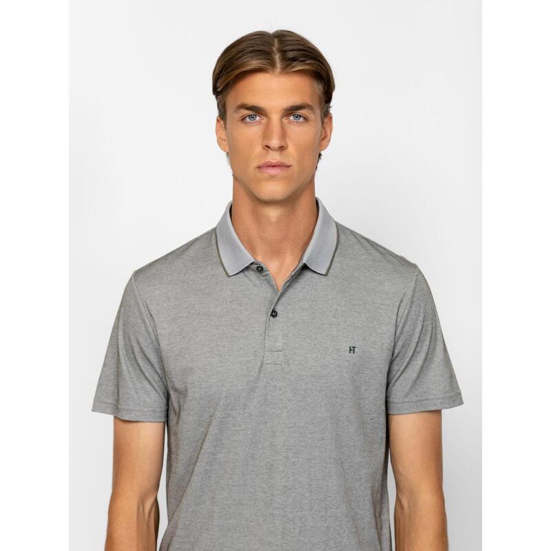 Tricou cu mânecă scurtă, cu guler, pentru bărbați DRANCO