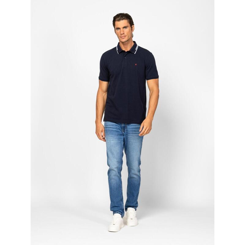 Tricou cu mânecă scurtă, cu guler, pentru bărbați DRISCOL