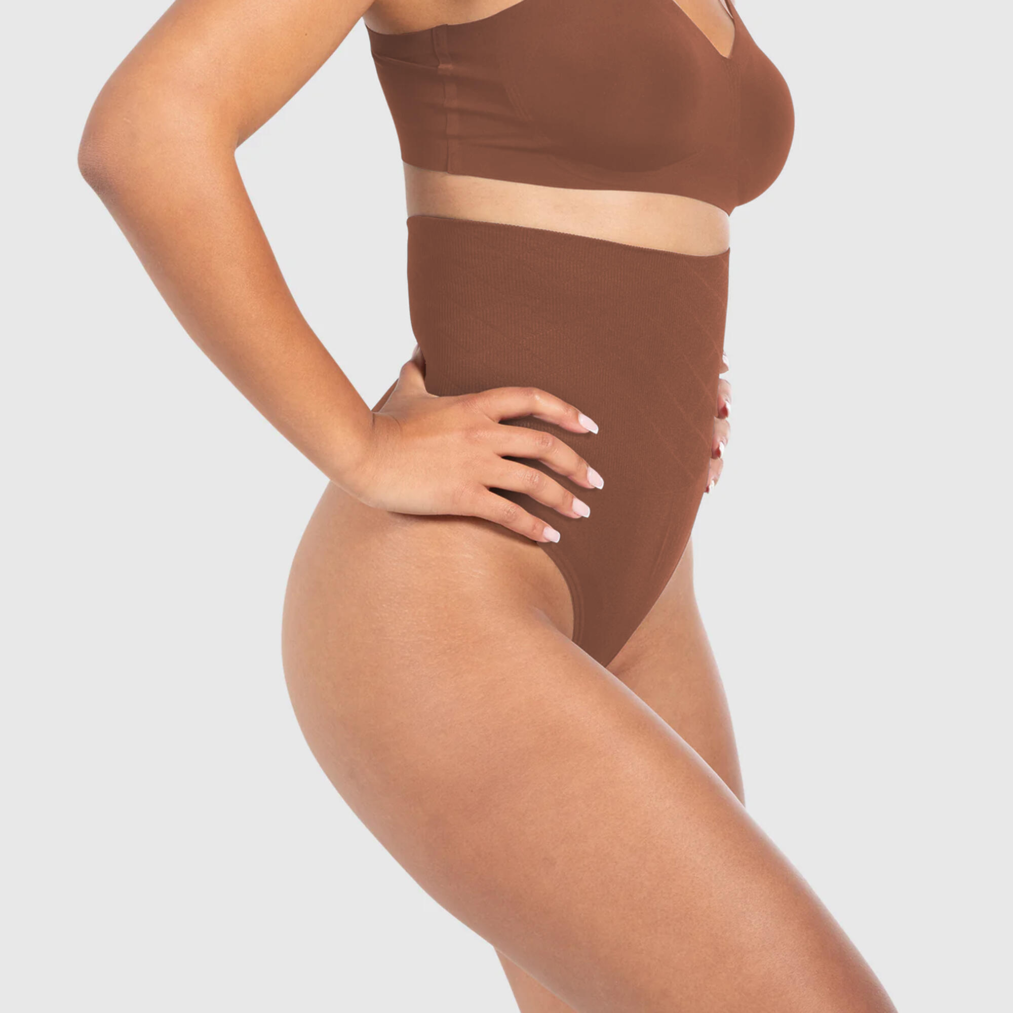 Damen Shapewear High Waist String Nysa Braun 2/5