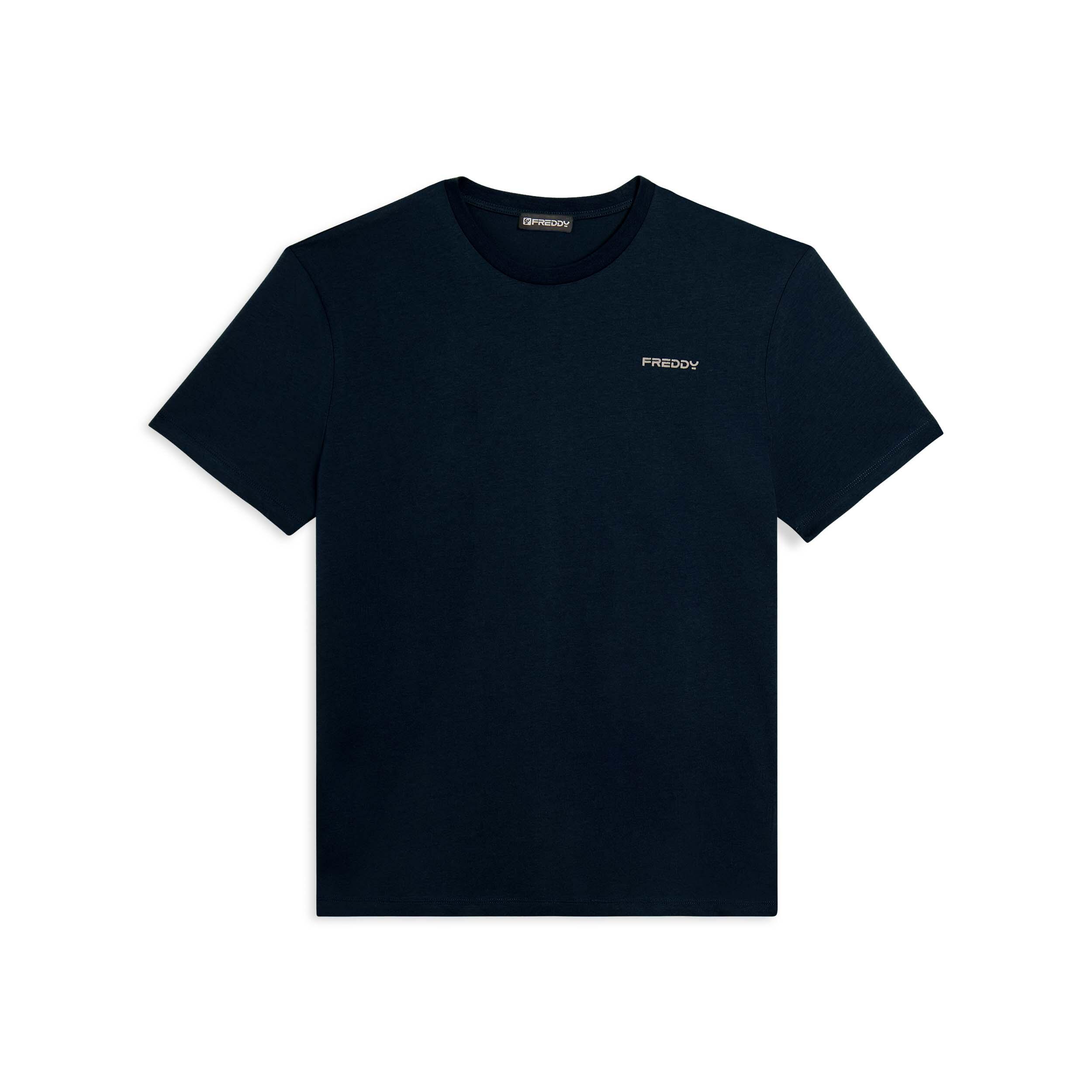 Freddy - T-shirt Basique En Coton Avec Logo Sur Le Cœur - T-shirt Manches Courtes - Bleu - Decathlon