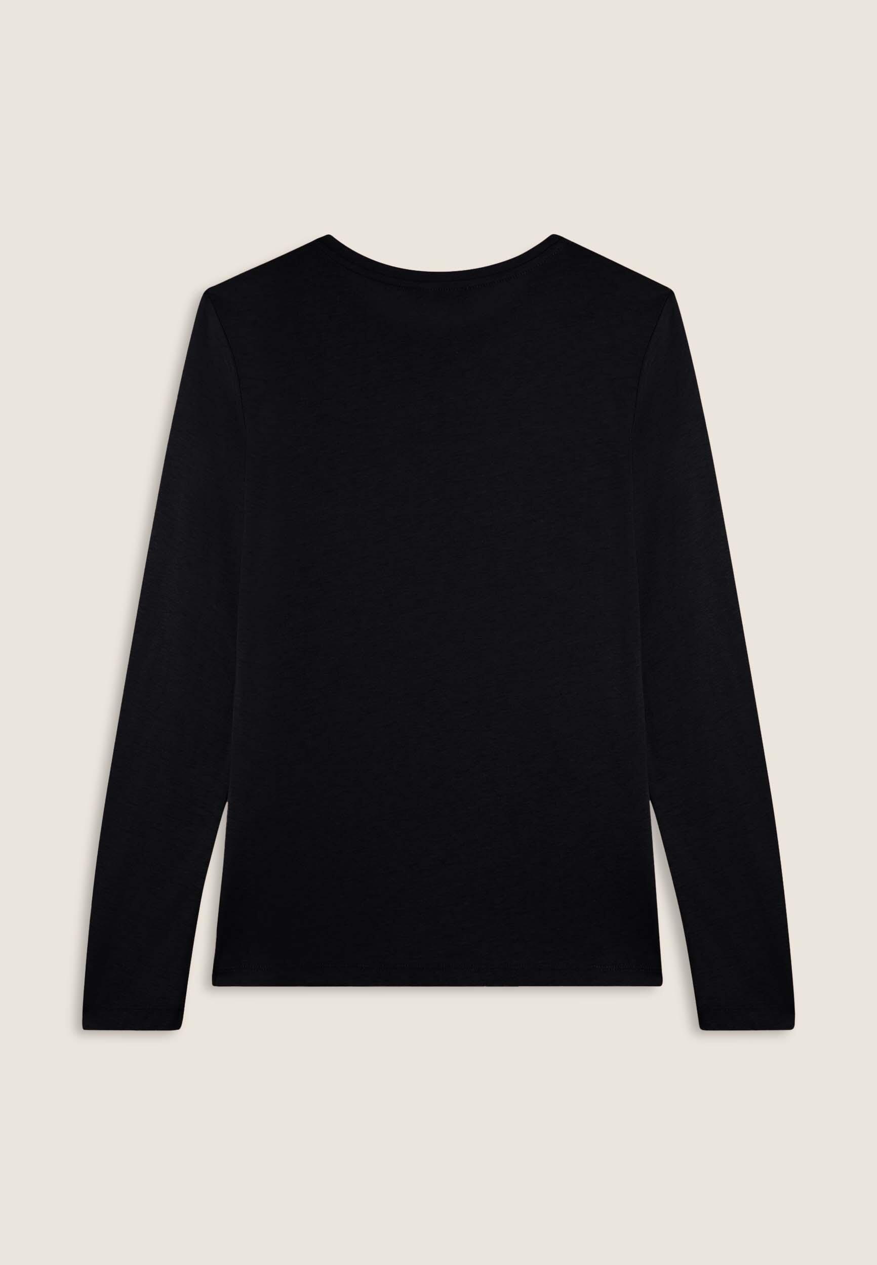 T-shirt long pour femmes avec des fentes et des graphiques brillants 2/3