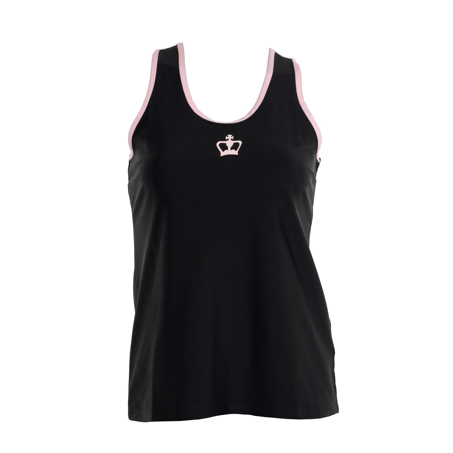 BLACK CROWN Black Crown Juarez Preta/Rosa | T-shirt leve de padel para mulher