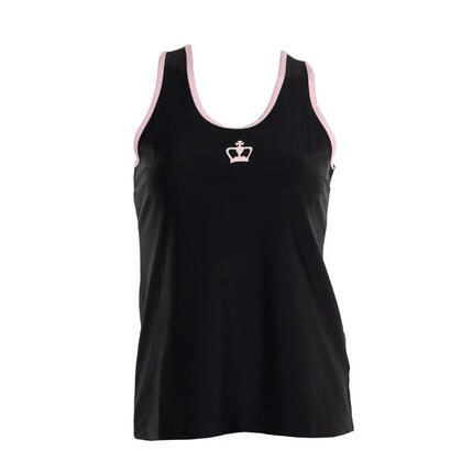 Black Crown Juarez Zwart/Roze | Lichtgewicht padelshirt voor dames