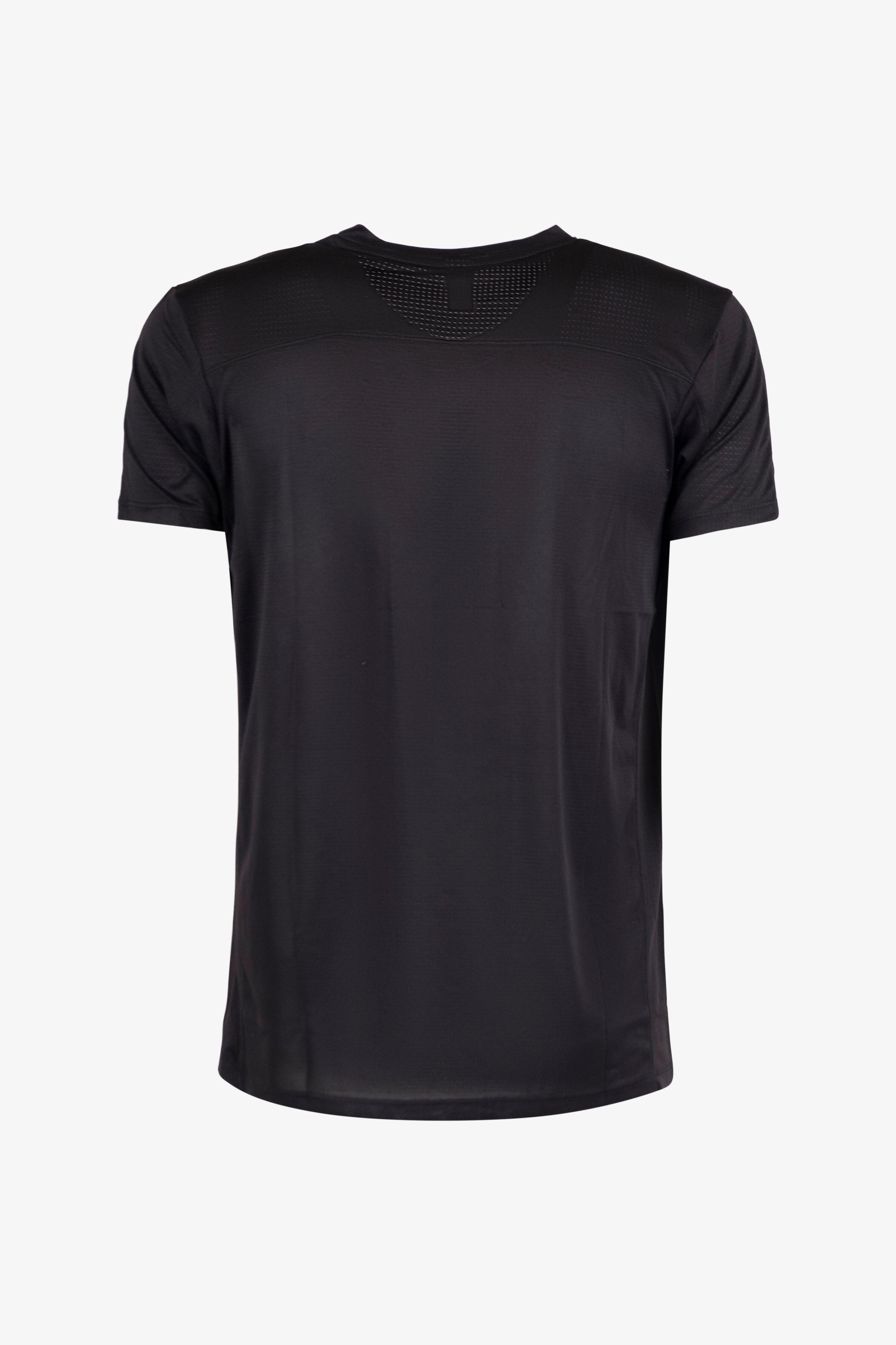 T-shirt Esercito padel a maniche corte nera uomo 2/3